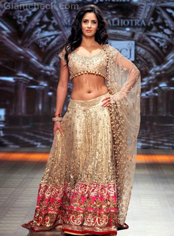 Katrina Kaif for Manish Malhotra at PCJ Delhi Couture Week
