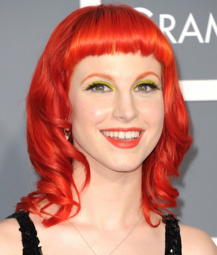 hayley williams hair 2011. Hayley Williams#39; luminous red
