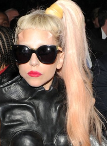 lady gaga hairstyles bow. lady gaga hairstyle