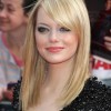 Emma Stone straight hair