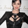 Krysten Ritter 31st Birthday in Black Dress Gladiator Vest