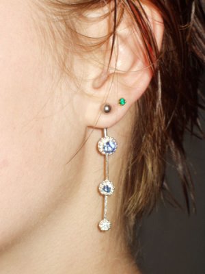 earrings for piercing. To hold the earring in place,