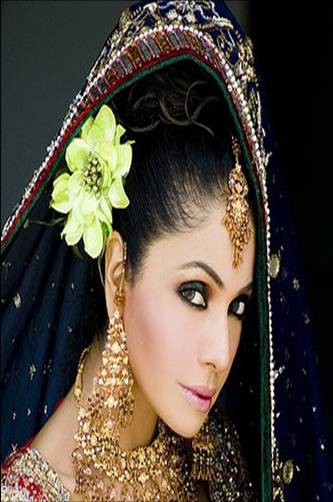 indian wedding hairstyle. Indian bridal hairstyle