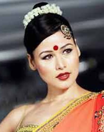 asian bridal hairstyle. Indian bridal hairstyle