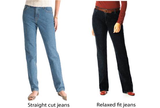 Jeans for curvy women / straight fit
