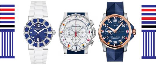 Nautical wrist watch