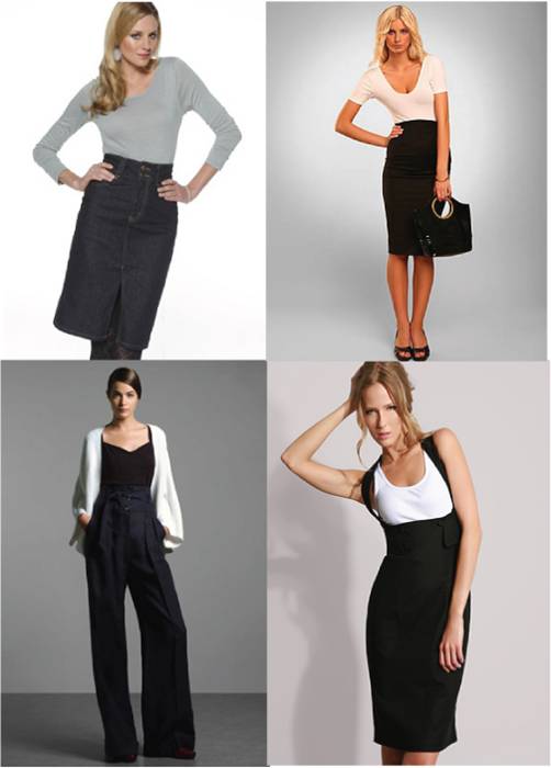 Skirts and trousers for large waist / plus size