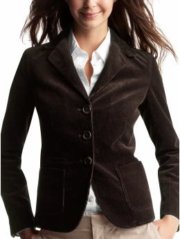 Black corduroy blazer