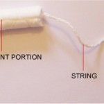 Non-applicator tampon string