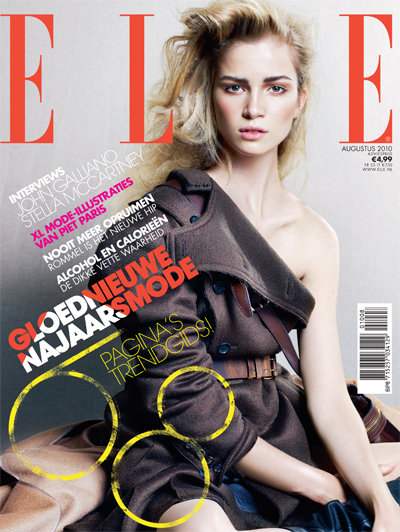 Elle Fashion Trends on Anne Marie Van Dijk For Elle Netherlands August 2010