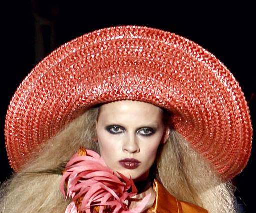 Huge bright colorful brim hats for beach spring 2011 Marc Jacobs