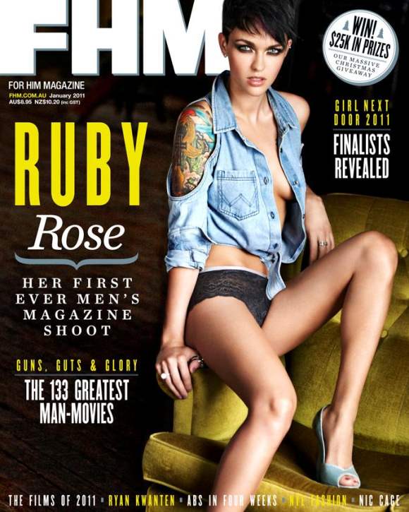 ruby rose 2011. Ruby Rose for FHM Australia