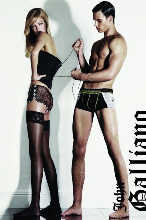 Erin Heatherton John Galliano 2011 lingerie Swim 10