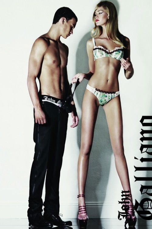 Erin Heatherton John Galliano 2011 lingerie Swim 7