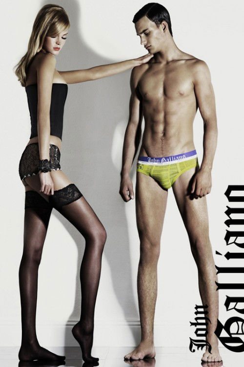 Erin Heatherton John Galliano 2011 lingerie Swim 9