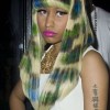 Nicki Minaj sports Leopard print hair