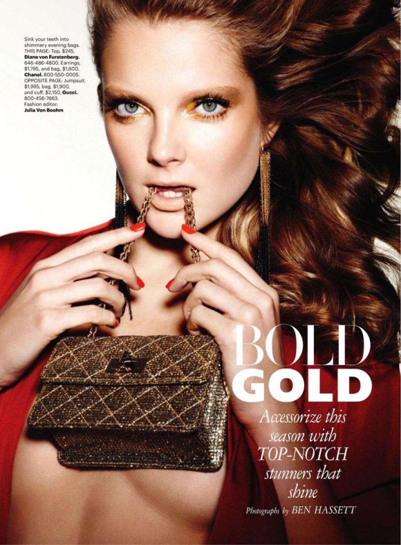 Eniko Mihalik for Harpers Bazaar US March 2011 1