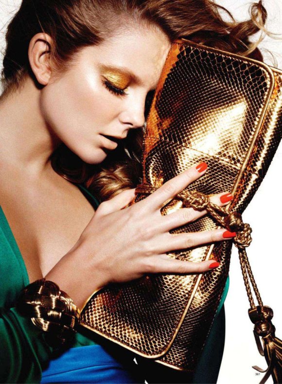 Eniko Mihalik for Harpers Bazaar US March 2011 2