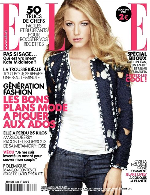 blake lively 2011. Blake Lively for Elle France