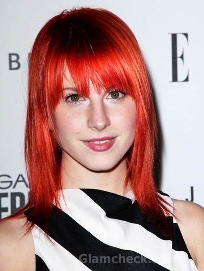 hayley williams red hair. Hayley Williams red hair look