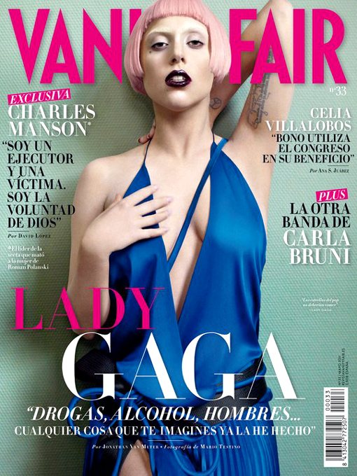Lady Gaga Vanity Fair Shoot. tattoo lady gaga 2011 album