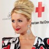 Paris hilton ballerina bun hairstyle