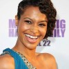 Shannon Kane One side swept curly Hairstyle