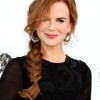Celebrity hairstyle nicole kidman side plait