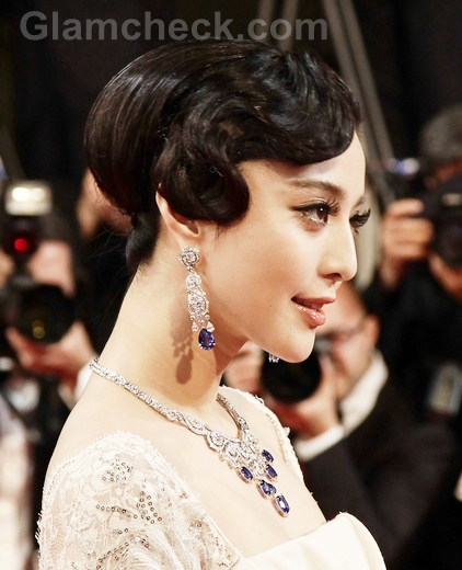 retro updo hairstyles. Retro-hairstyle-Fan-Bingbing-