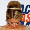 paris hilton hairstyle French twist updo