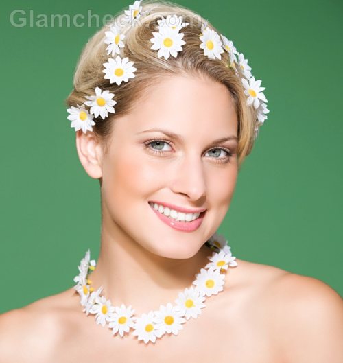 Beach wedding accessories flower jewelry