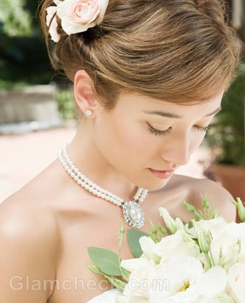 Beach wedding accessories pearl jewelry
