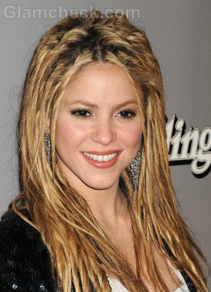 Shakira Hairstyles- twisted-braid-Hair