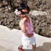 Kids Summer Style white shorts