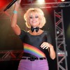 Pixie-Lott-Purple-Shorts