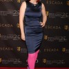 Fashion Faux Pas Kate Flannerys Color Blocking Flops at BAFTA Tea Party