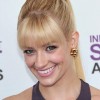 Beth behrs knotted ponytail
