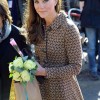 Duchess of Cambridge in Stylish Coat Dress at School Visit