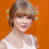 Taylor Swift hairstyle Classy Chignon Bangs