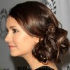 Nina Dobrev Side-swept Chignon PaleyFest 2012