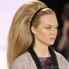 Carolina herrera fall winter 2012 subtle makeup sixties hairdo-2