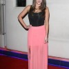 Lucy Pinder Sexy black top sheer skirt