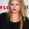 Taylor Spreitler Sports Fishtail Braid at October IT Issue Party