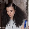 Cynthia Rowley Spring-Summer 2013 Dual Textured Hair and Bold Lashes