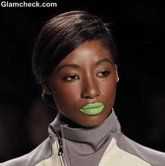 Makeup Trends Spring-Summer 2013 Neon Green Lip colour