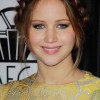 Jennifer Lawrence Milkmaid Braids 2013