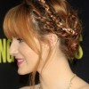 Doube Braided Updo Bella Thorne