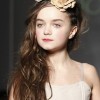 Kids Hairstyle Curly Hairdos with flowers