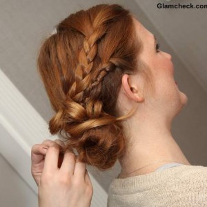 Double Braided Bun Wedding Hairstyles
