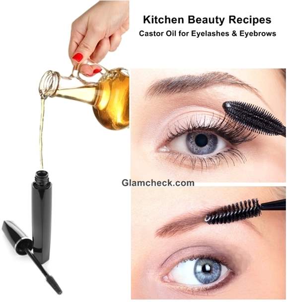 Kitchen Beauty Recipes Castor Oil for Eyelashes and Eyebrows